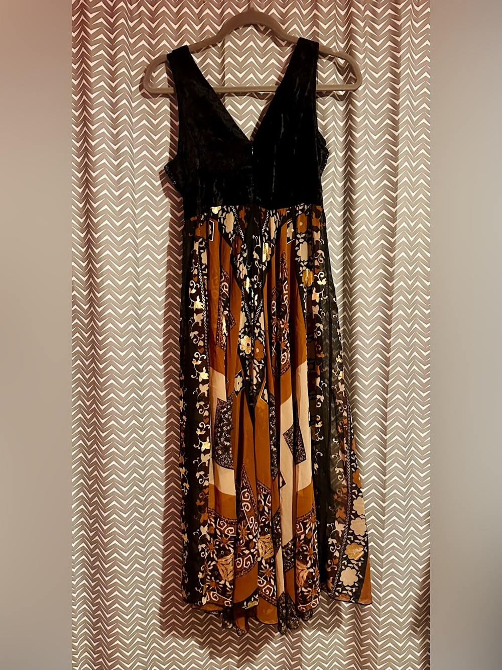 NWT Anthropologie / RAGA | Shenia Embroidered Maxi Dress, XSP - Picture 7 of 8